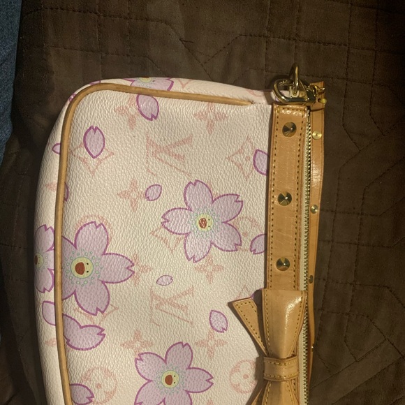 louis vuitton pink flower handbag